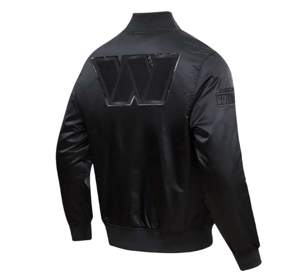 Washington Commanders Pro Standard Triple Black Light Weight Satin Jacket