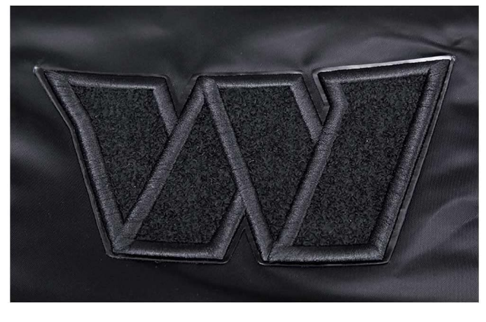 Washington Commanders Pro Standard Triple Black Light Weight Satin Jacket
