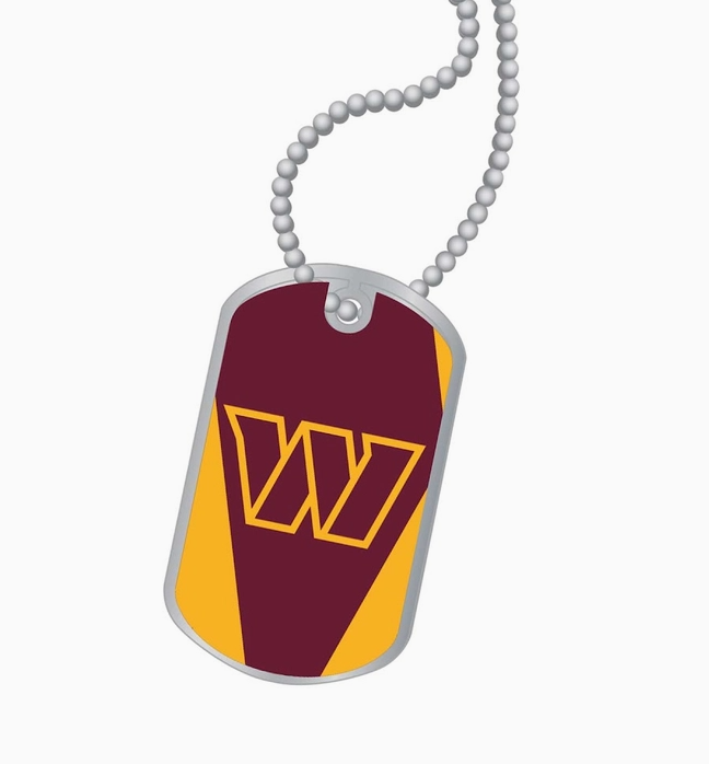 Washington Commanders Aminco Dynamic Dog Tag
