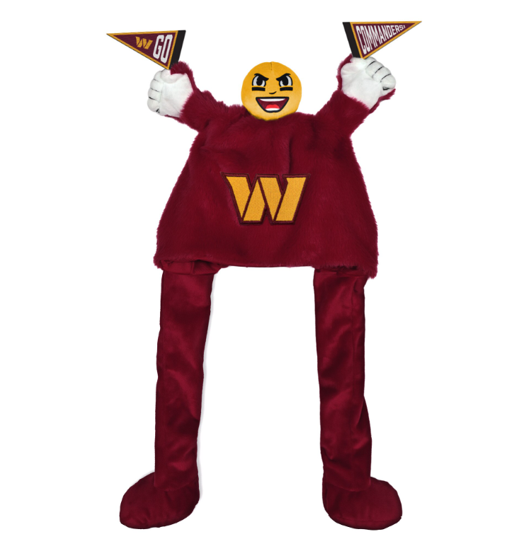 Washington Commanders Cheering Sidekick Gameday Mascot Hat