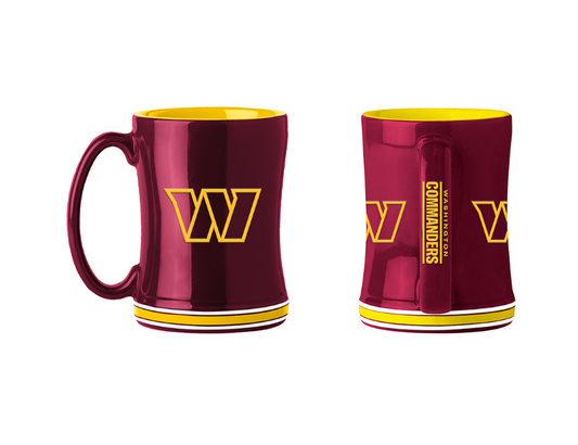 Washington Commanders LOGO Brands Relief Sculpted Mug