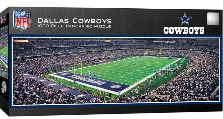 Dallas Cowboys Masterpieces 1000 Piece Endzone Panoramic Jigsaw Puzzle