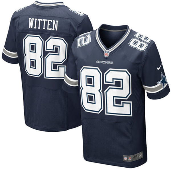 Dallas Cowboys #82 Jason Witten Elite Auth Mens Jersey - Navy