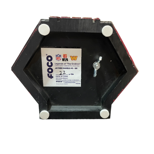 Washington Commanders FOCO Jayden Daniels Rookie Debut 2024 Bobblehead