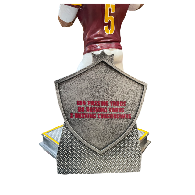 Washington Commanders FOCO Jayden Daniels Rookie Debut 2024 Bobblehead