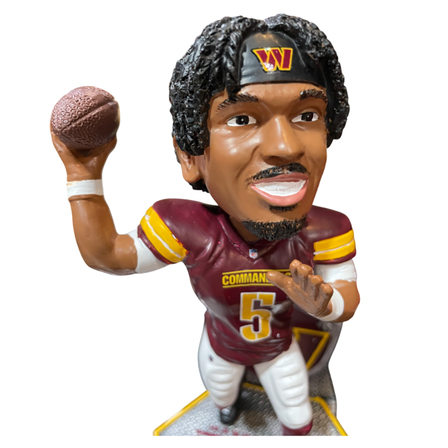 Washington Commanders FOCO Jayden Daniels Rookie Debut 2024 Bobblehead