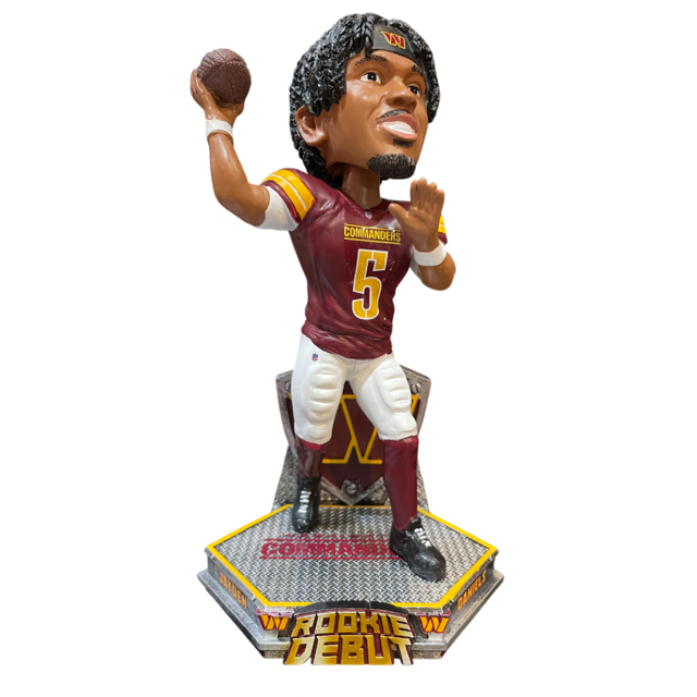 Washington Commanders FOCO Jayden Daniels Rookie Debut 2024 Bobblehead