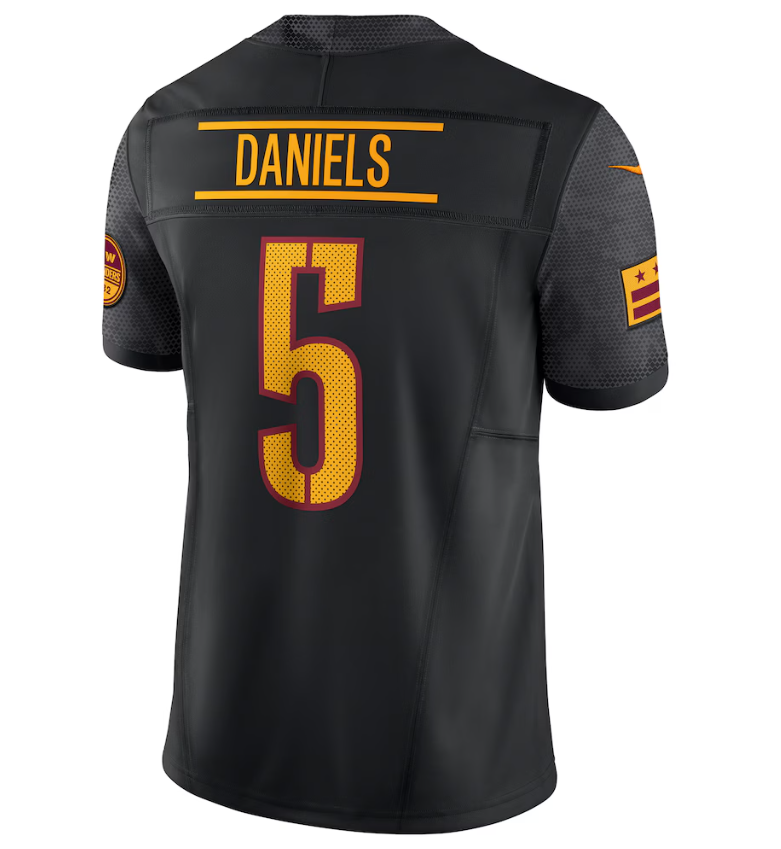 Washington Commanders Nike #5 Jayden Daniels F.U.S.E  Limited Jersey - Black