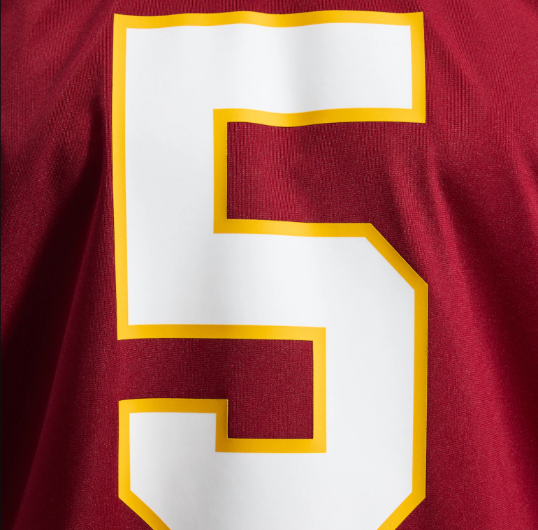 Washington Commanders Nike #5 Youth Jayden Daniels Player Game Jersey- Burgundy
