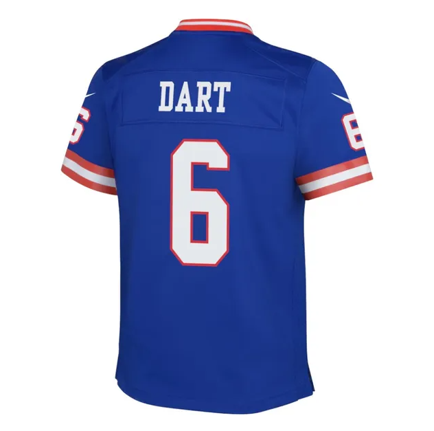 New York Giants Nike #6 Jaxson Dart Youth Game Alternate Blue Jersey