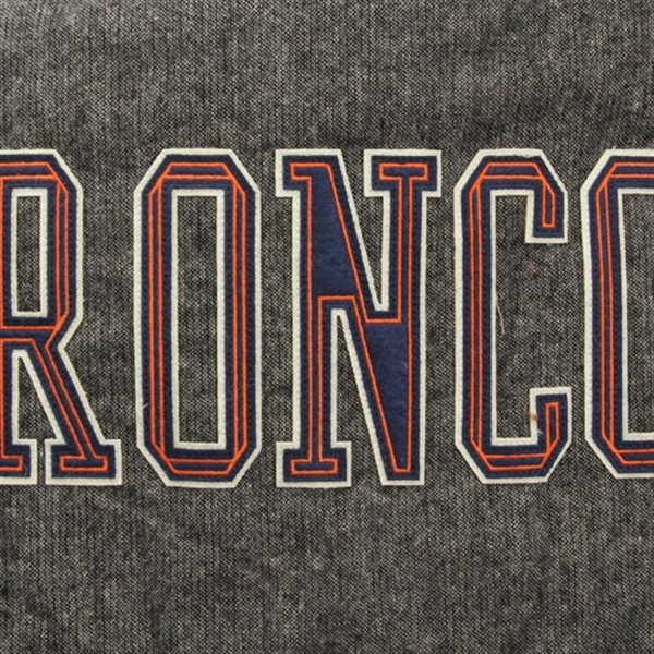 Denver Broncos Reversible Gray / Black Legacy Full Snap Puffer Vest By G-III