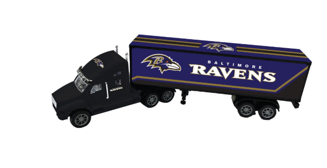 Baltimore Ravens MOJO 18- Wheeler Replica Die Cast Truck