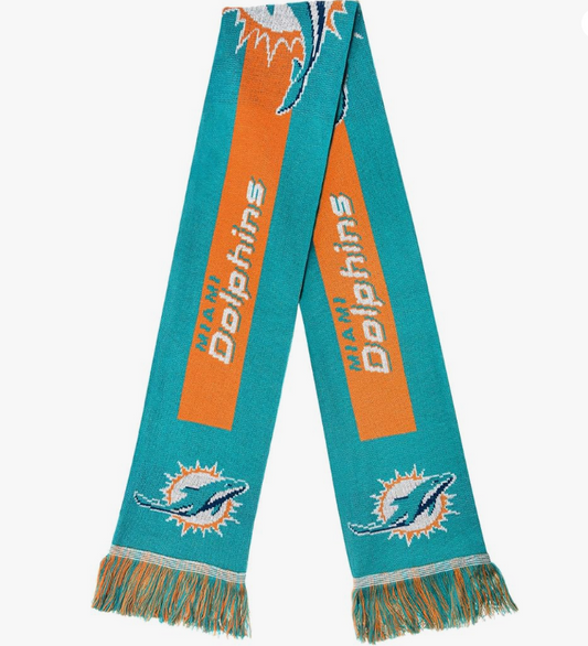 Miami Dolphins FOCO Big Logo Scarf