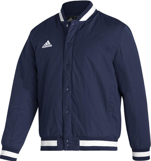 Adidas Dugout Coaches Bomber Jacket- Navy