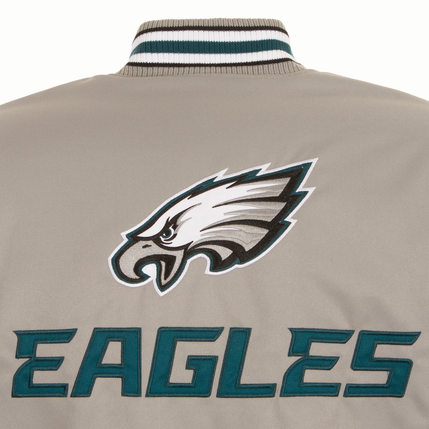 Philadelphia Eagles JH Design Poly-Twill Jacket - Gray