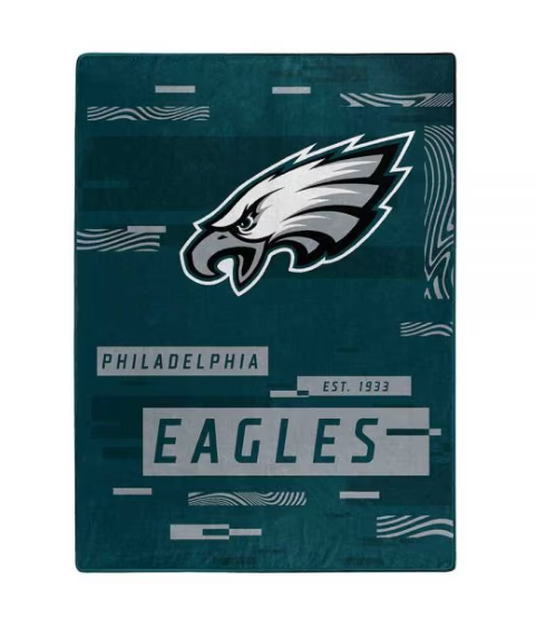Philadelphia Eagles Northwest 60 X80 Digitize Royal Plush Throw