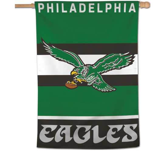 Philadelphia Eagles Wincraft Throwback Retro Vertical Flag 28" X 40"