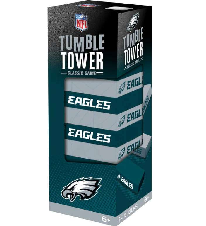 Philadelphia Eagles Masterpieces Tumble Tower