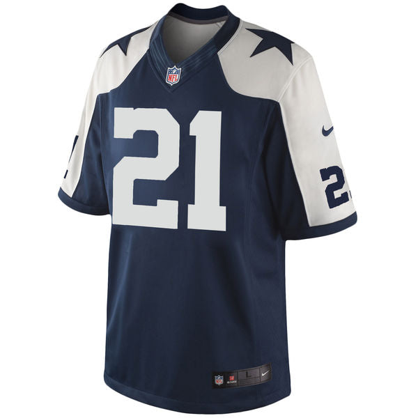 Ezekiel Elliott Nike Dallas Cowboys  Throwback Game Jersey - Blue/White