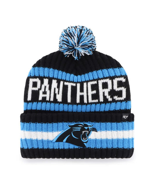 Carolina Panthers '47 Brand Team Bering Knit Hat- Black