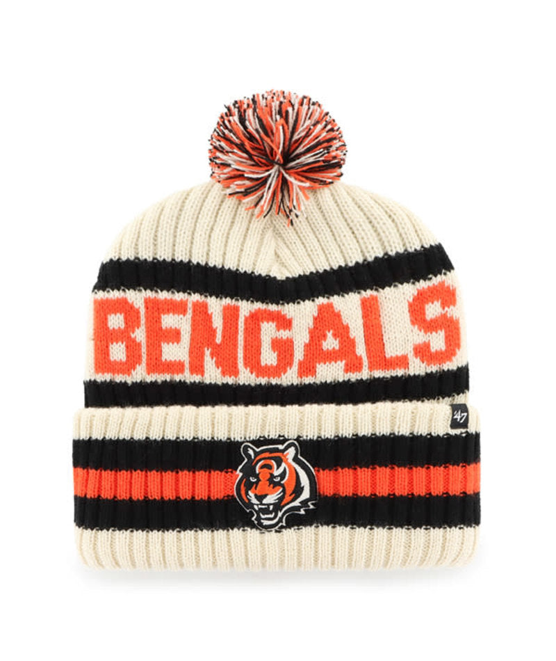 Cincinnati Bengals '47 Brand Team Natural Bering Knit Hat