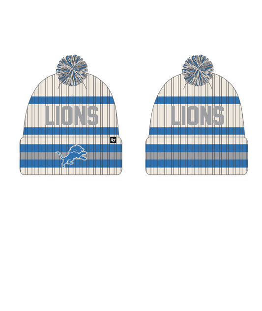 Detroit Lions '47 Brand Team Natural Bering Knit Hat -