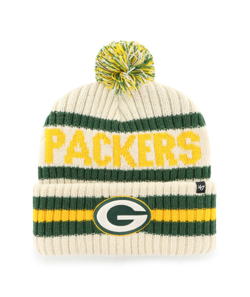 Green Bay Packers '47 Brand Team Natural Bering Knit Hat