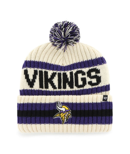 Minnesota Vikings '47 Brand Team Natural Bering Knit Hat