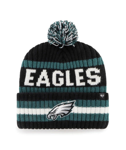 Philadelphia Eagles '47 Brand Team Bering Knit Hat- Black