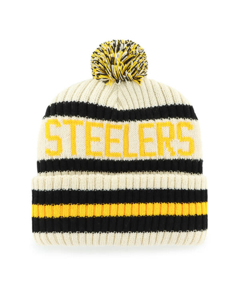 Pittsburgh Steelers '47 Brand Team Natural Bering Knit Hat