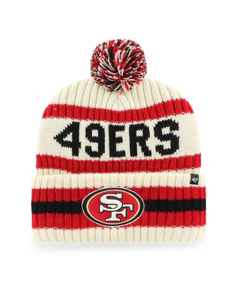 San Francisco 49ers '47 Brand Team Natural Bering Knit Hat