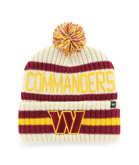Washington Commanders  '47 Brand Team Natural Bering Knit Hat