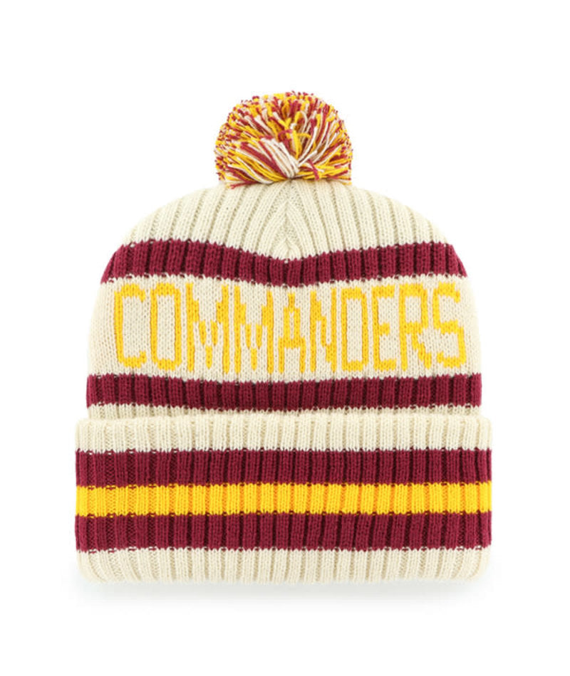 Washington Commanders  '47 Brand Team Natural Bering Knit Hat
