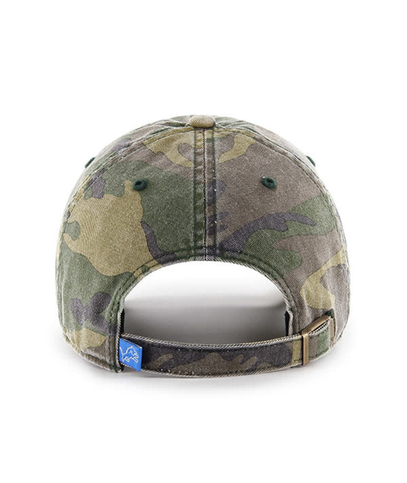 Detroit Lions '47 Cargo Camo Clean Up Adjustable Dad Hat