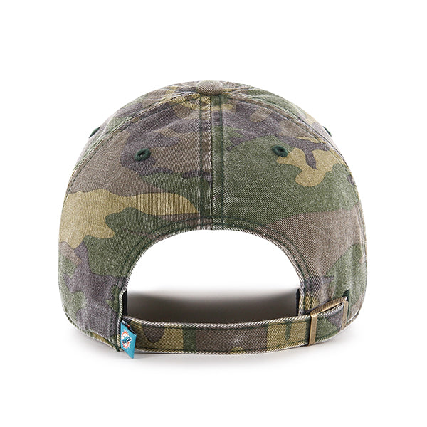 Miami Dolphins Cargo Camo '47 Clean Up Adjustable Dad Hat