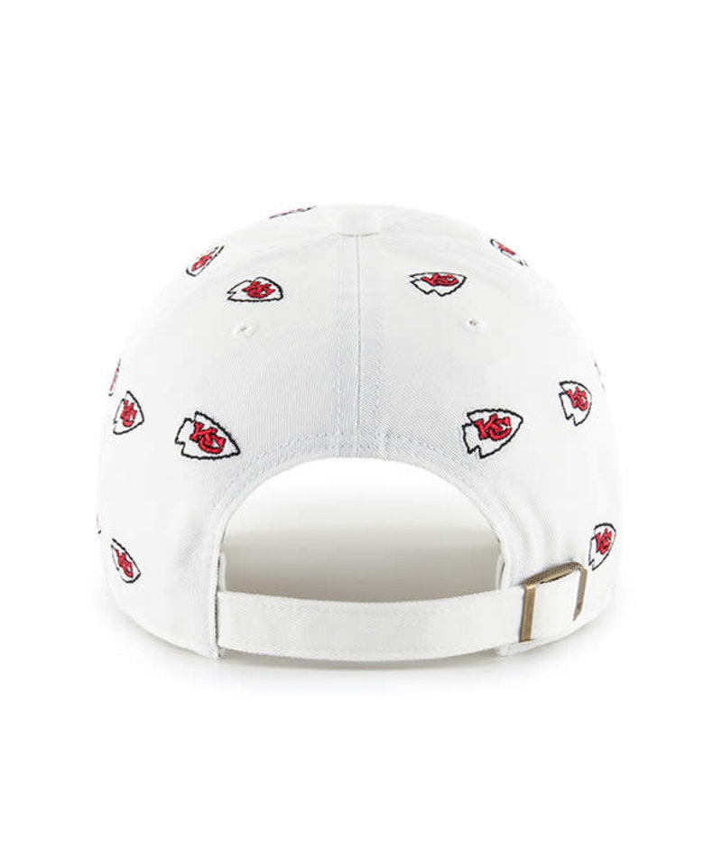 Kansas City Chiefs '47 White Confetti Women's Clean Up Adjustable Hat