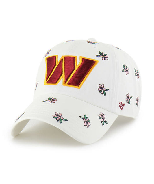 Washington Commanders '47 White Confetti Women's Clean Up Adjustable Hat