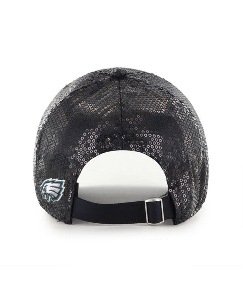 Pittsburgh Steelers '47 Black Dazzle Logo Women's Clean Up Adjustable Hat