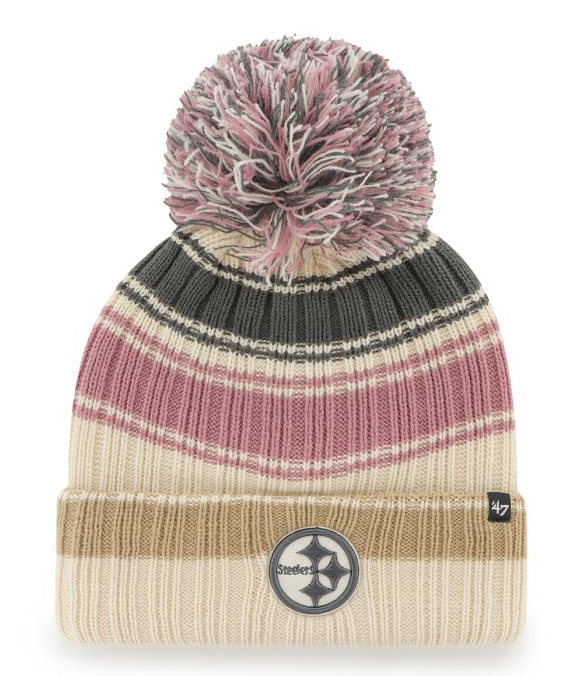 Pittsburgh Steelers '47 Women's Daphne Pom Knit Hat