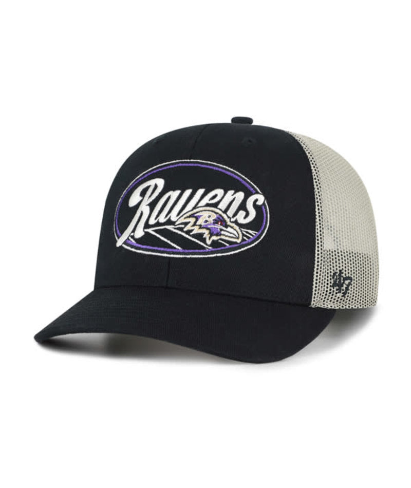 Baltimore Ravens '47 Enfield Strap Trucker Mesh Snapback Hat