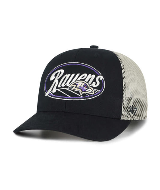 Baltimore Ravens '47 Enfield Strap Trucker Mesh Snapback Hat