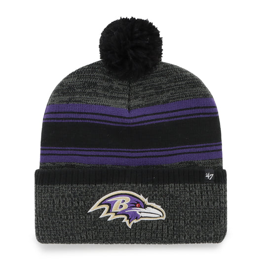 Baltimore Ravens '47 Brand Fadeout Cuff Knit Hat