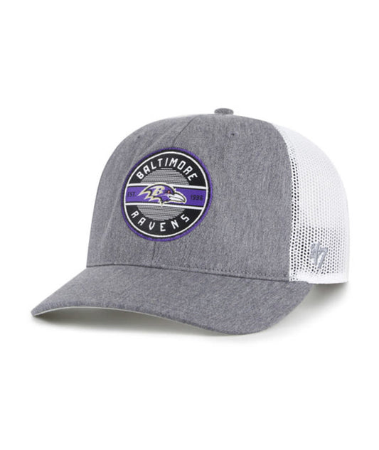 Baltimore Ravens '47 Brand Hash Mark Trucker Gray