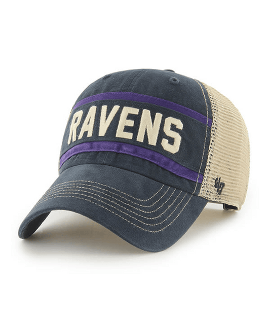 Baltimore Ravens '47 Juncture Vintage Clean Up Trucker Mesh Hat