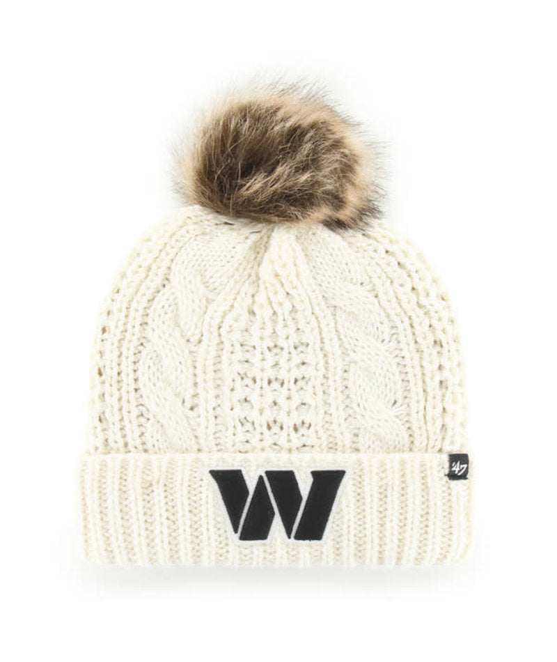 Washington Commanders '47 Brank Meeko Women's Knit Hat- Cream