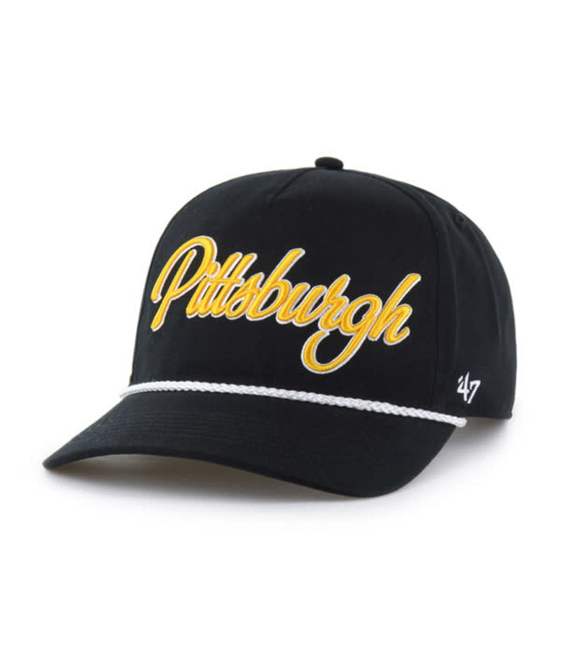 Pittsburgh Steelers '47 Over Hand Hitch Relaxed Fit Adjustable Hat