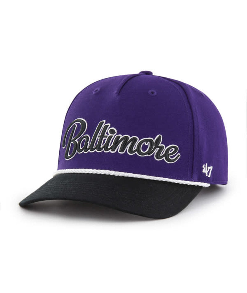 Baltimore Ravnes '47 Brand Overhand Script MVP DP Two Tone Adjustable Hat