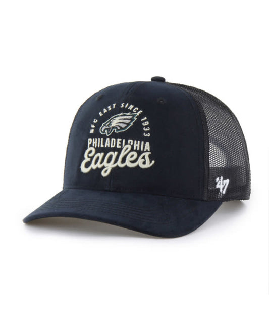 Philadelphia Eagles '47 Pitstop Trucker Adjustable Hat - Black