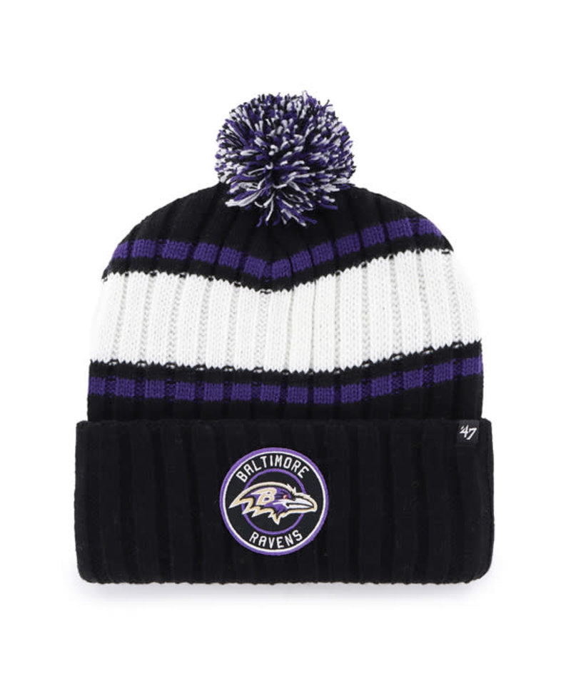 Baltimore Ravens '47 Brand Plateau Cuff Knit Hat