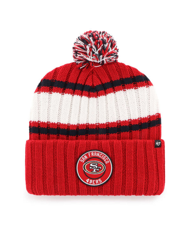 San Francisco 49ers '47 Brand Plateau Cuff Knit Hat